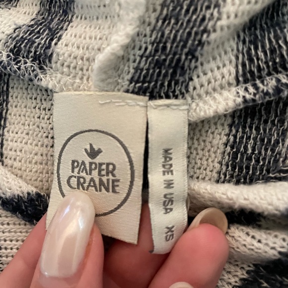 Beach Stripe Sweater with Hood Size: XS - Picture 3 of 3